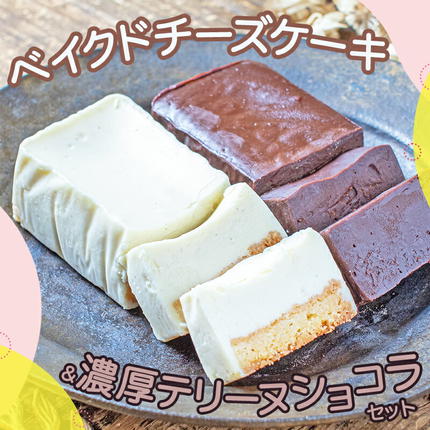 ベイクドチーズケーキ＆濃厚テリーヌショコラセット〔AAJ-C2-003