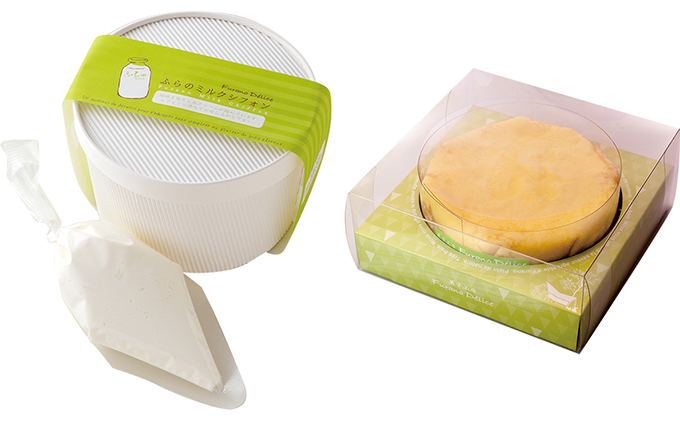 北海道富良野市のふるさと納税 菓子工房フラノデリス【ふらのミルクシフォン＆プリンババロアセット】(お菓子 スイーツ デザート お祝い おやつ 贈り物 ギフト 甘い 手作り 北海道 送料無料 道産 富良野 ふらの 人気)