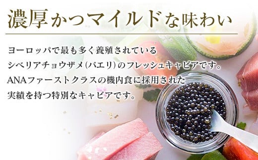 宮崎県日南市のふるさと納税 数量限定 宮崎キャビア1983 バエリ 12g 2個 セット 魚卵 魚介 魚貝 キャビア 国産 水産物 おつまみ 世界三大珍味 黒いダイヤ 贅沢 高級 上質 ご褒美 お土産 おすすめ ギフト プレゼント 贈り物 パーティー 宮崎県 日南市 送料無料_GG8-25