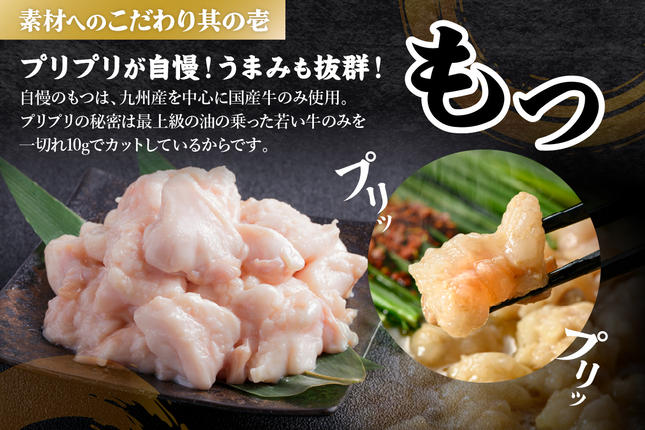 福岡県飯塚市のふるさと納税 「おおやま」博多もつ鍋(みそ味/2人前)【A2-141】