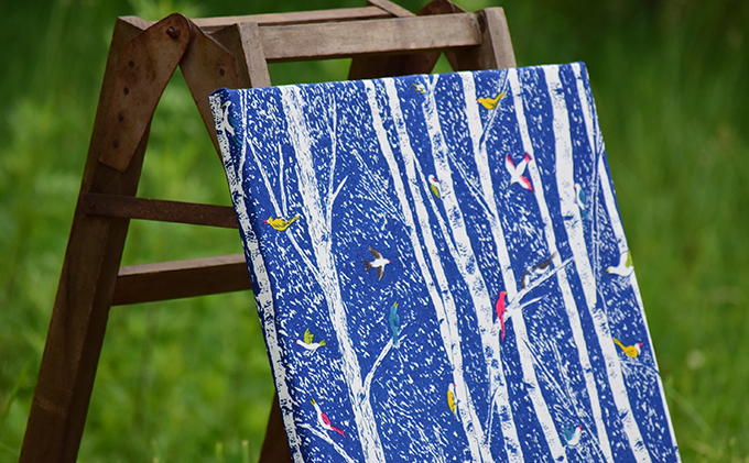 北海道南富良野町のふるさと納税 「夜明けのうた」ファブリックパネル 北海道 南富良野町 ファブリック パネル インテリア デザイン プリント 贈り物 ギフト 絵画 装飾