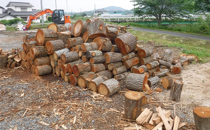 岡山県赤磐市のふるさと納税 薪 キャンプ の 焚火 、 ストーブ ・ 暖炉 用に最適な 乾燥薪 18～20kg 日用品 ナラ クヌギ カシ 雑貨 焚火、ストーブ 暖炉用