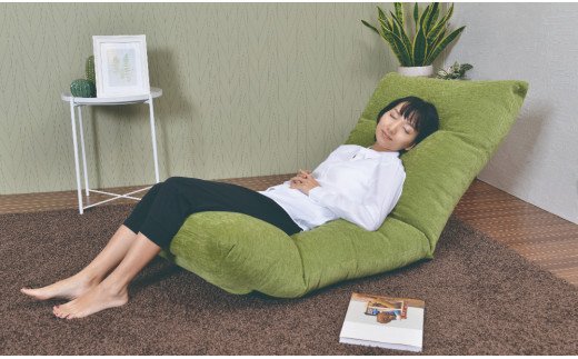 ロングシートの足上げ座椅子・リヨン（選べる3色） [5839-1596