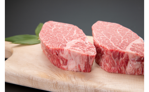 山形県舟形町のふるさと納税 【山形牛　厳選希少部位】シャトーブリアン400ｇ×ザブトンステーキ400ｇセット