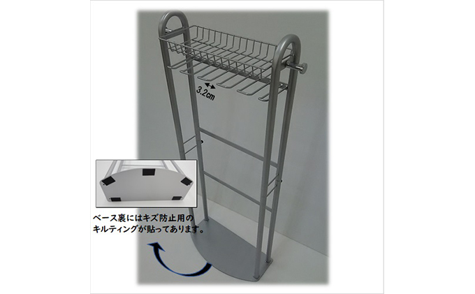 岐阜県安八町のふるさと納税 玄関用バットスタンド 野球 ソフトボール グローブ 10本 フック付き インテリア スポーツ用品 組み立て必要