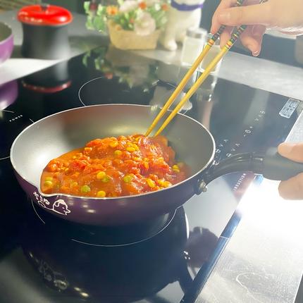 奈良県王寺町のふるさと納税 雪丸フライパン　ファミリー3点セット 雑貨 日用品 キッチン用品 IH調理器 ガス火 テフロン