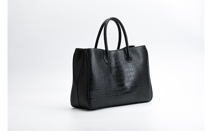 香川県東かがわ市のふるさと納税 イタリアンクロコ　マザーズバッグ　日本製 ファッション かばん トートバッグ 手提げ ショルダーバッグ 牛革