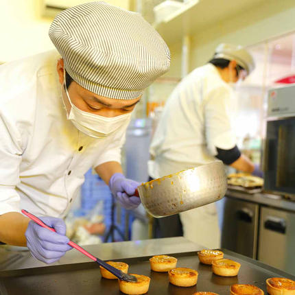 北海道白老町のふるさと納税 エッグタルト10個セット