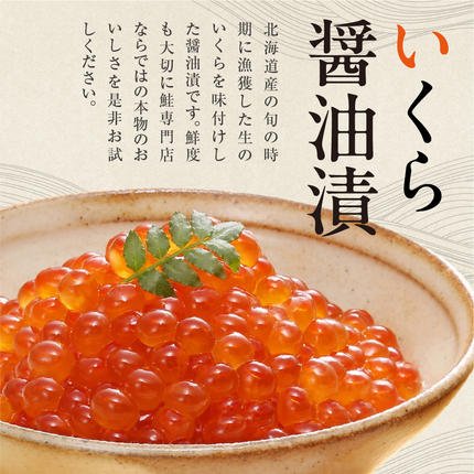 北海道石狩市のふるさと納税 佐藤水産 いくらと鮭ルイベ漬(SI-160)