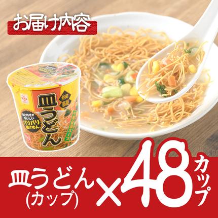 鹿児島県日置市のふるさと納税 No.519 お好みで食べ方選べる♪カップ皿うどん(41.5g×48個)【ヒガシマル】