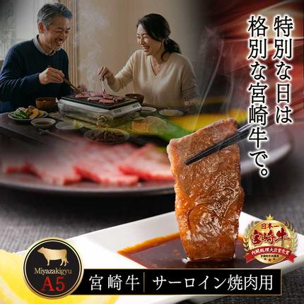 宮崎県都城市のふるさと納税 【A5】宮崎牛サーロイン焼肉用500g_AE-0106