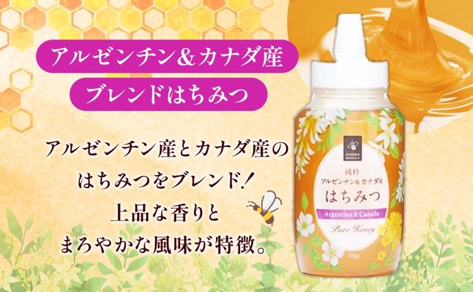 岐阜県安八町のふるさと納税 アルゼンチン&カナダ産はちみつ720g 3本入り 2セット 海外産 はちみつ 詰め合わせ ギフト ハニー honey 蜂蜜 甘味料 ハチミツ パン 菓子 トースト ホットケーキ ヨーグルト 調味料 隠し味 常温 常備 お取り寄せ 日新蜂蜜 送料無料 岐阜県 安八町