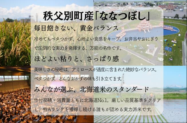 北海道秩父別町のふるさと納税 【新米予約受付中】令和8年産 ななつぼし5kg＆ゆめぴりか5kg【配送時期選択可‼】