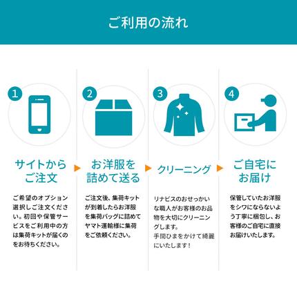 兵庫県西脇市のふるさと納税 【リナビス】クリーニング衣類５点セットクーポン
