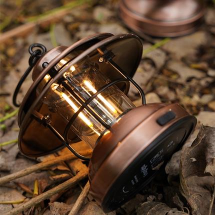 奈良県宇陀市のふるさと納税 LED 充電式 ベイビー ランタン カッパー / ふるさと納税 照明 BABY 器具 キャンプ USB 防滴 調光 災害 停電 台風 防災 メタル ピッツバーグ アウトドア スチール ワークス 送料無料