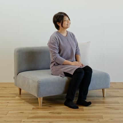 北海道石狩市のふるさと納税 blocco FLORIA（フロリア）2人掛けソファ [48角クッション付き]