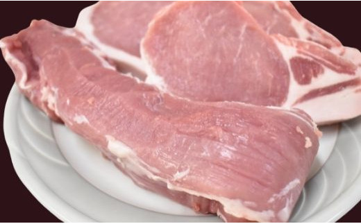 茨城県行方市のふるさと納税 DH-12 【美明豚】とんかつ用（ロース150g×5枚＋ヒレ500g×1本）