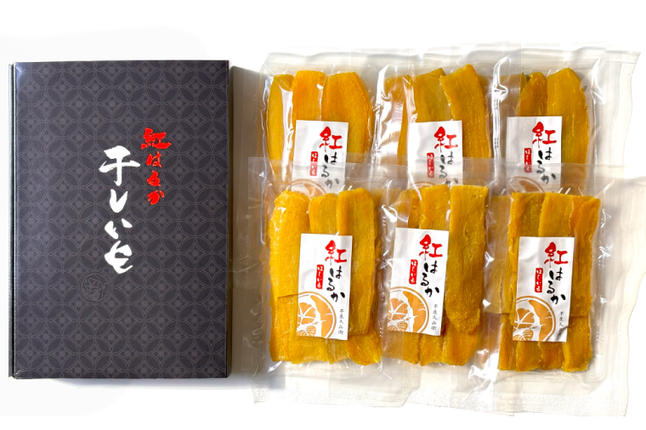 茨城県行方市のふるさと納税 DK-1　【芋屋久兵衛】茨城県産紅はるか干しいも150g×6セットギフト箱入り