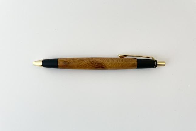 屋久島産【天然ヒノキ】シャープペンシル(0.5mm) 1本 〈 文具 工芸品