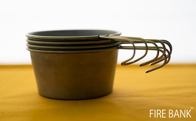 静岡県袋井市のふるさと納税 FIRE BANK ロッキーカップ500【2個セット】キャンプ バーベキュー BBQ ソロキャンプ  アウトドア 登山 キャンプ飯 人気 厳選 袋井市 アウトドア用品 キャンプ用品 食器 器 調理器具