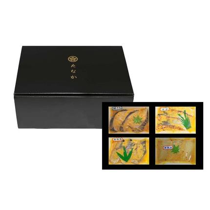 佐賀県神埼市のふるさと納税 魚屋さんのこだわり西京漬けセット(4種類12切) 【味噌漬け 銀ダラ 鮭 カラスカレイ サワラ 脂がのった】(H071120)