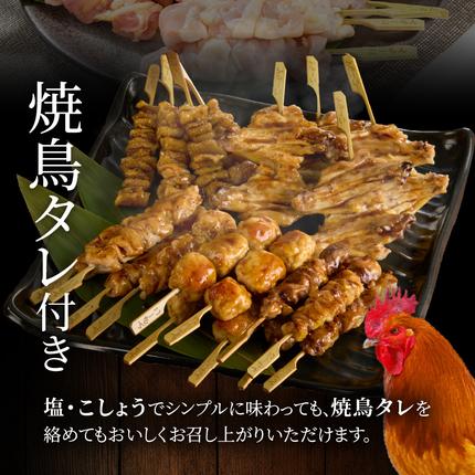 愛知県小牧市のふるさと納税 名古屋コーチン焼鳥　5種20本セット（もも・むね・手羽中・皮・つくね）[001T02]