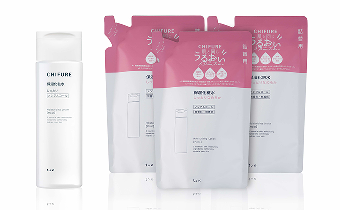 埼玉県飯能市のふるさと納税 【ちふれ】保湿化粧水しっとりタイプ本品＋エコな詰替用3個セット[52210744] 美容 スキンケア