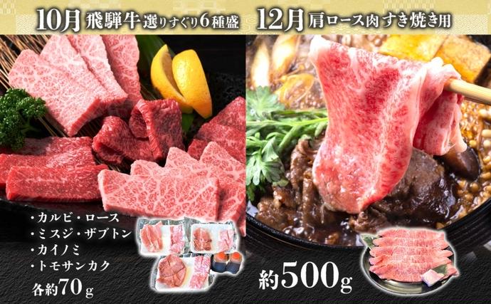 岐阜県安八町のふるさと納税 焼肉マルイ 飛騨牛 春夏秋冬お届けセット 4回 合計2.4kg 焼肉 A4 A5 等級 和牛 国産 国産牛 牛 牛肉 鉄板焼き バーベキュー ステーキ すき焼き 冷蔵 冷蔵保存 日本産 ブランド和牛 お取り寄せグルメ 送料無料 岐阜県 安八町