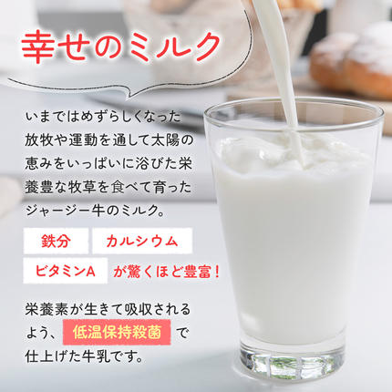 秋田県にかほ市のふるさと納税 土田牧場 幸せのミルク（ジャージー 牛乳）900ml×3本 （健康 栄養豊富） 乳飲料 秋田県 乳製品