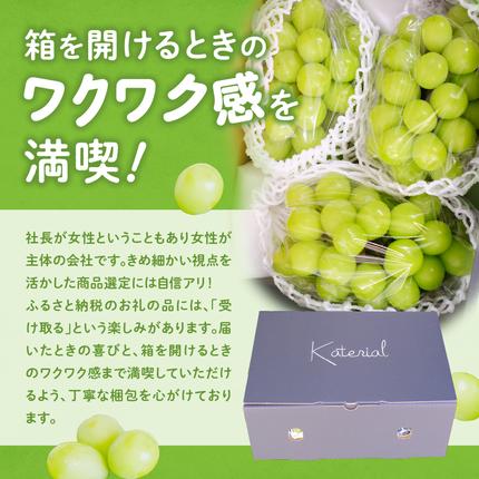 山梨県甲斐市のふるさと納税 【2026年/令和8年発送＜先行予約＞】 シャインマスカット　2.0kg相当　人気　おすすめ　国産　贈答　ギフト　お取り寄せ　　山梨県産　産地直送　フルーツ　果物　くだもの　ぶどう　ブドウ　葡萄　シャイン　シャインマスカット　新鮮　AD-84