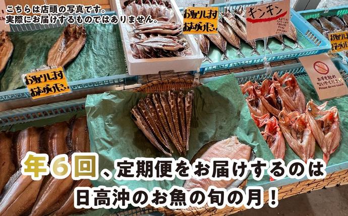 北海道新ひだか町のふるさと納税 ＜定期便6回＞北海道産 旬の魚介4～5種 お楽しみ定期便