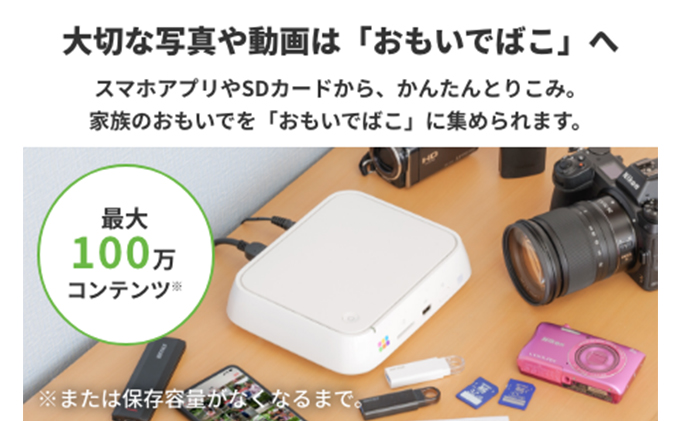 愛知県日進市のふるさと納税 BUFFALO おもいでばこ 1TB Wi-Fi6対応 デジタルフォトアルバム データ保存 家電