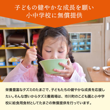兵庫県市川町のふるさと納税 【累計600万個突破！】★TVで紹介されました★【定期便】タズミの卵Ｍサイズ（30個×3か月）022AB01N.／こだわり卵 市川町産 兵庫県産 たまご 卵 たまごかけご飯 玉子 生卵 鶏卵 タマゴ 卵焼き TKG 3か月 定期便