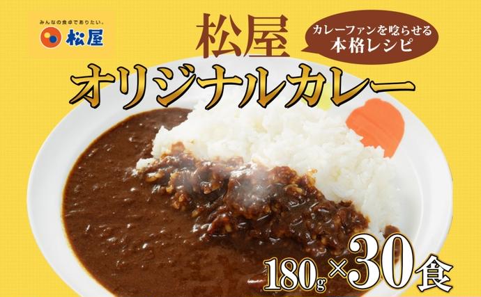 松屋 オリジナルカレーの具 180g 30袋 カレー レトルトカレー 辛口