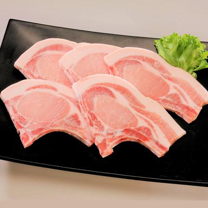 沖縄県南風原町のふるさと納税 沖縄キビまる豚　骨付きロース　1kgセット