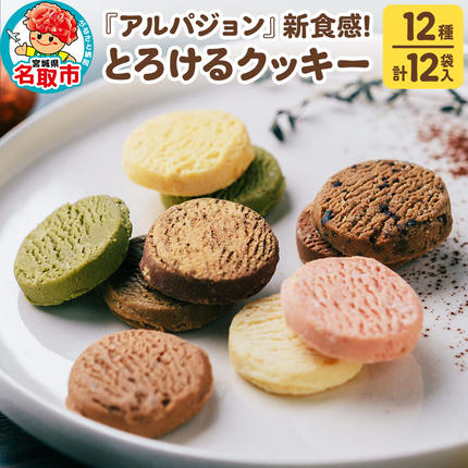 アルパジョン 新食感！とろける クッキー 12種 計12袋入 ベルギー産