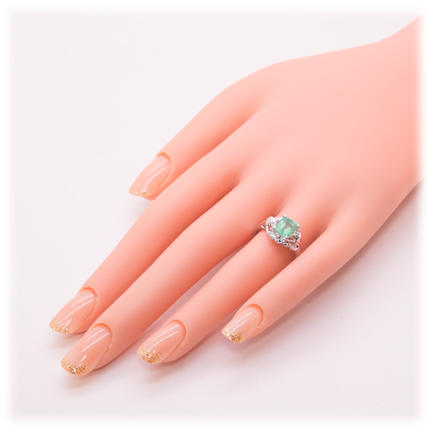 エメラルド リング 1ct SV925 （14425） / 山梨県甲斐市 | セゾンの