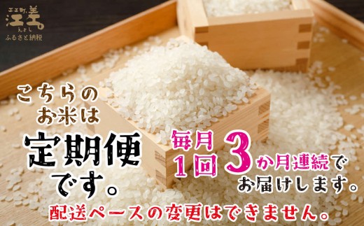 北海道江差町のふるさと納税 【令和8年産　新米予約：10月より順次発送】《定期便3か月》契約農家栽培 江差追分米『ななつぼし』【5kg×3回】令和8年産　2026年産　北海道江差町産　北海道米　白米　精米　お米　おこめ　こめ　ご飯　ごはん　農家直送　単一原料米　ブランド米　甘みと粘りの調和