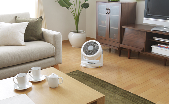 宮城県大河原町のふるさと納税 サーキュレーター 首振りタイプ PCF-HM23-W 送風 ホワイト アイリスオーヤマ