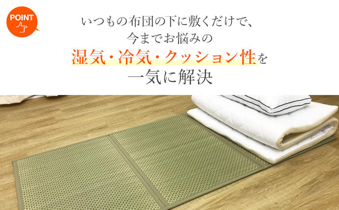 福岡県大木町のふるさと納税 い草マットレス　フレア　シングル（グリーン）　AA069