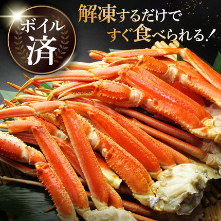 宮城県気仙沼市のふるさと納税 訳あり ボイル ずわいがに 肩付き脚 総重量1kg [カネダイ 宮城県 気仙沼市 20564325] カニ かに 魚介類 ズワイガニ ずわい蟹 ズワイ蟹 ずわい ズワイ 蟹 カニ カニ脚 蟹脚 不揃い 規格外 海鮮 ご褒美