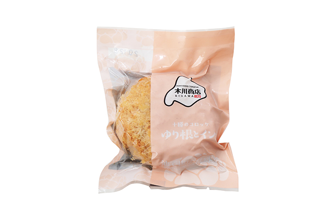 北海道十勝のコロッケ 70g×6個（幻の黄金ゆり根とインカ）［木川商店