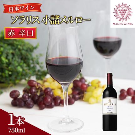 ワイン 信州ワイン 赤 ソラリス 小諸 メルロー 750ml×1本