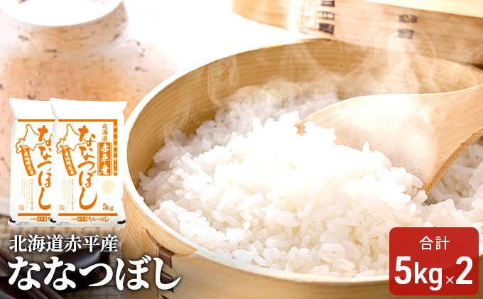 北海道赤平市のふるさと納税 北海道赤平産 ななつぼし 10kg (5kg×2袋) 米 北海道 お米 赤平産
