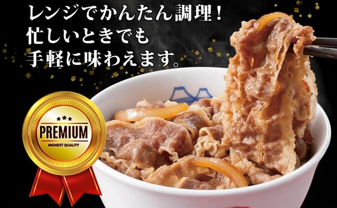 埼玉県嵐山町のふるさと納税 牛丼 松屋 プレミアム仕様 牛めしの具 135g 20袋 牛肉 牛めし 牛肉切り落とし お肉 肉 玉ねぎ プレミアム 冷凍 時短 簡単 便利 惣菜 夕食 レンチン お弁当  嵐山町