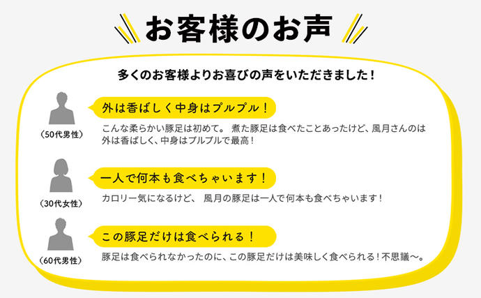 熊本県錦町のふるさと納税 豚足 焼き豚足 10本 豚 お食事処 風月の豚足 配送不可:離島 お肉 豚肉