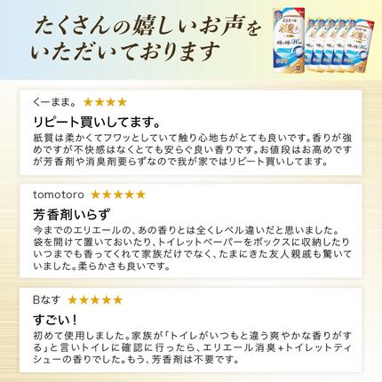 北海道赤平市のふるさと納税 エリエール 消臭＋トイレットティシュー ダブル25m 12R 6パック 計72ロール トイレットペーパー 香りつき まとめ買い ペーパー 紙 防災 常備品 備蓄品 消耗品 備蓄 日用品 北海道 赤平市