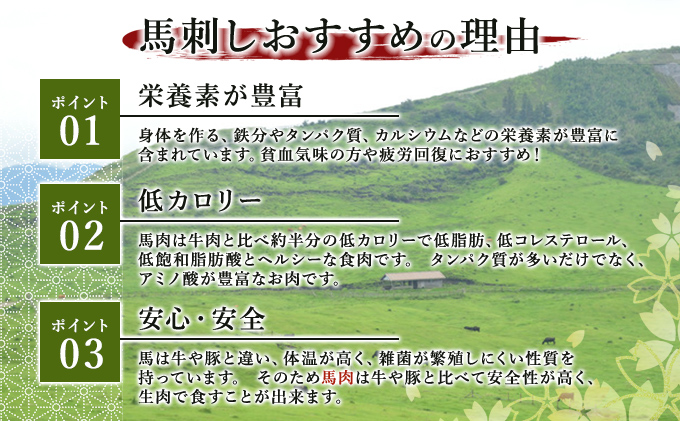 熊本県錦町のふるさと納税 馬刺し 熊本 赤身 ユッケ たてがみ 霜降り 馬刺し6種 420g 食べ比べ セット 桜屋 馬刺 馬肉 肉 お肉 冷凍