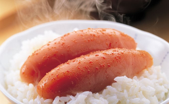 福岡県朝倉市のふるさと納税 明太子 かねふく 贈答用 一本物 辛子明太子 約400g 魚貝類 魚卵 海鮮 お酒のあて つまみ 肴 ご飯のお供 おにぎり 具材 食材 食べ物 贈り物 ギフト