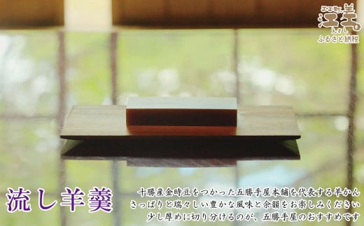 北海道江差町のふるさと納税 五勝手屋本舗『詰合せ羊羹』（C）流し羊羹1本／ミニ流し羊羹2本／丸缶羊羹4本／ミニ丸缶羊羹2本　金時豆のようかん　保存料不使用　五勝手屋羊羹の老舗　和菓子　銘菓　名物　贈答用　ギフト　お中元　お歳暮　お祝い　のし　熨斗